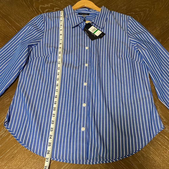 Tommy Hilfiger Woman’s Button Down Long Sleeves Suit Shirt - Picture 14 of 14